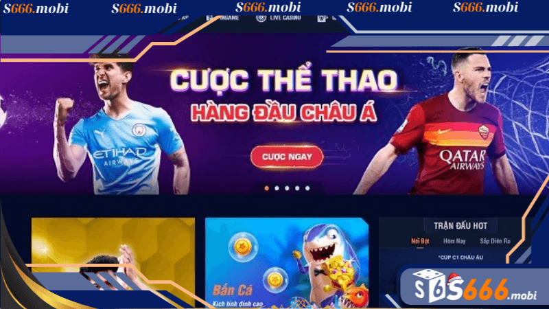 S666 là một trong những nhà cái cá cược thể thao trực tuyến